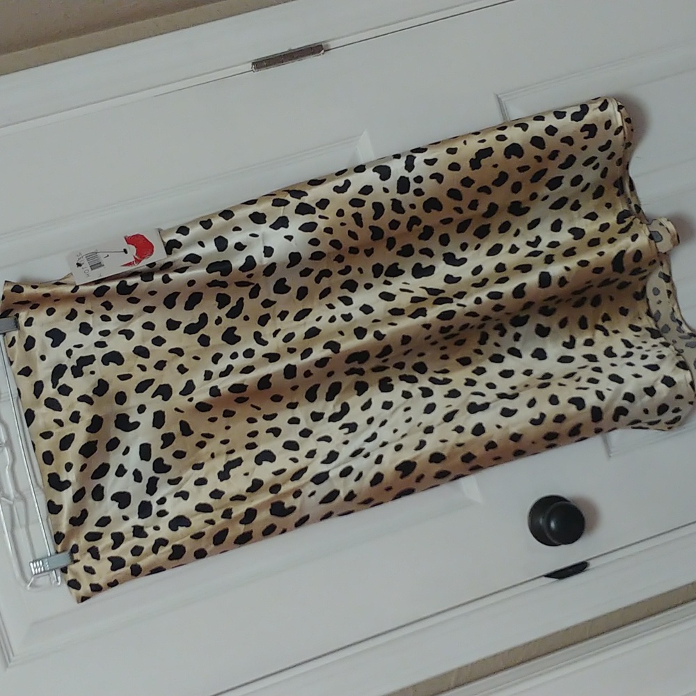 Hot Kiss Cheetah Print Skirt